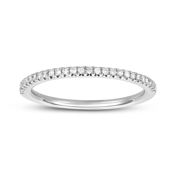 Thin Diamond Stacking Ring